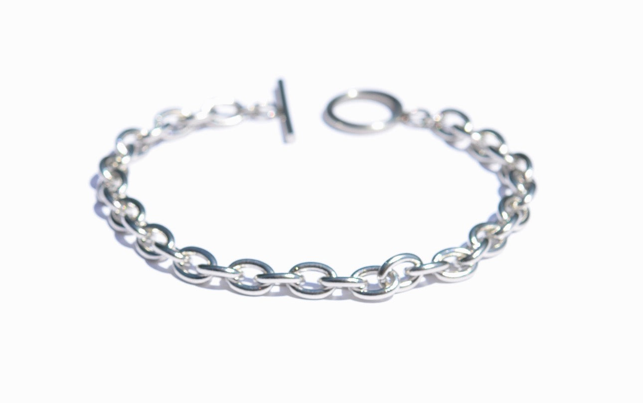 3-D Bling Gem & Toggle Bracelet