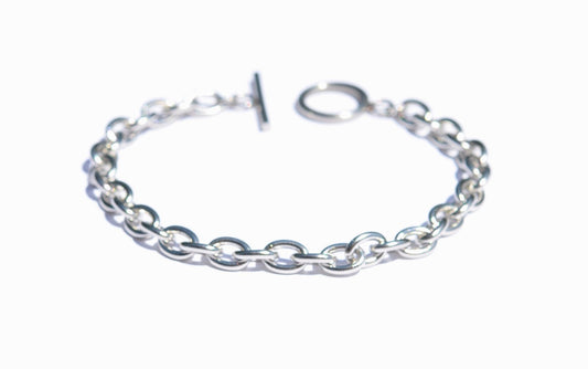 3-D Bling Gem & Toggle Bracelet