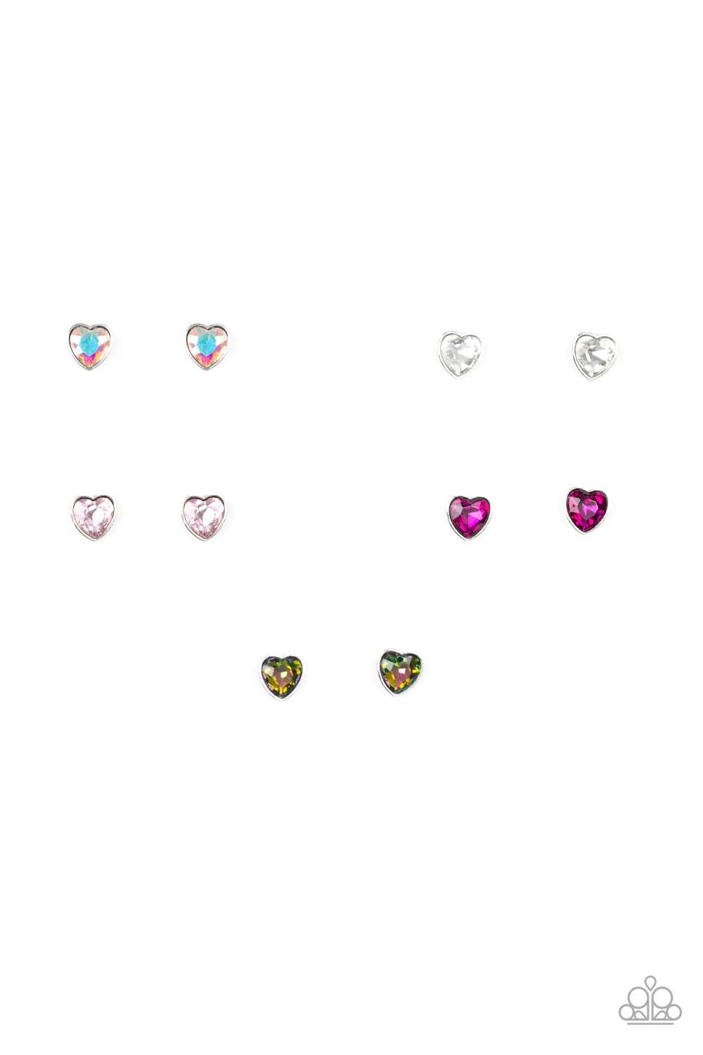 Starlet Shimmer Heart Gem Earrings