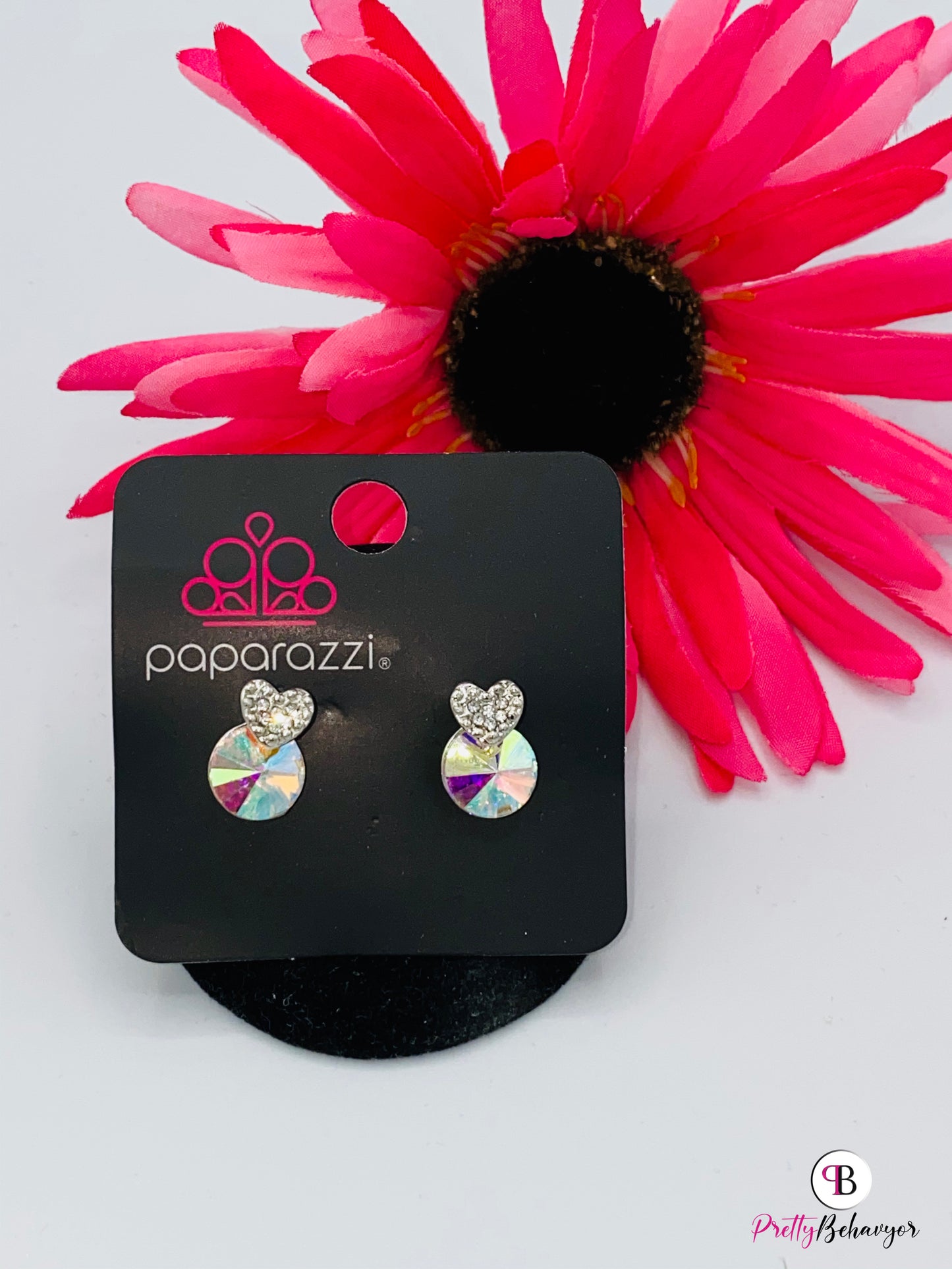 Starlet Shimmer Heart & Bling Earrings