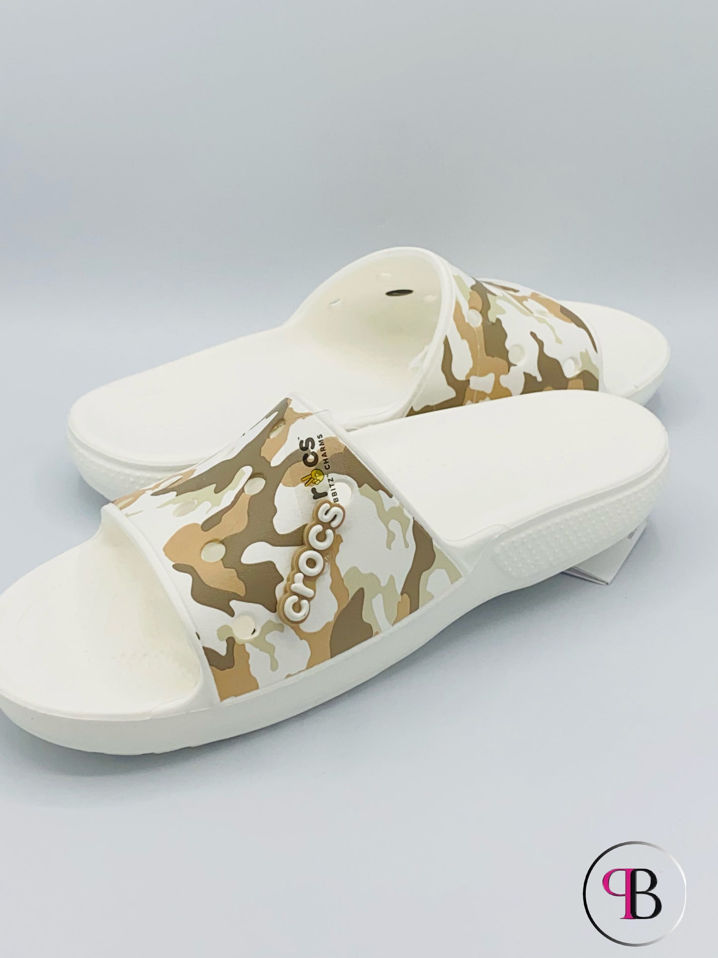 Classic Crocs Printed Camo Slide