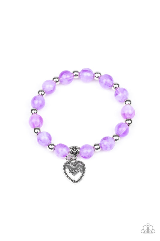 Starlet Shimmer Heart Charm Bracelets