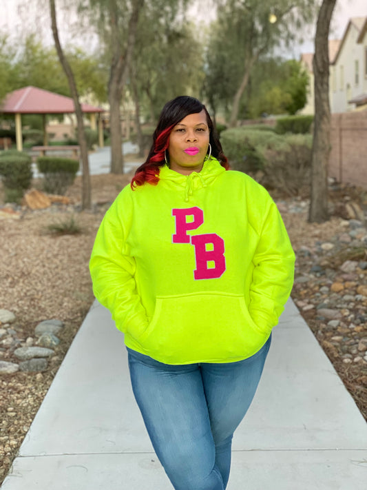 Fluorescent Pretty Babe Hoodie