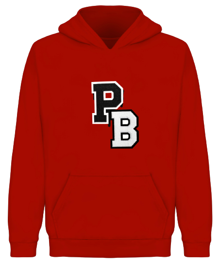 Red Pretty Babe Hoodie (Corner)