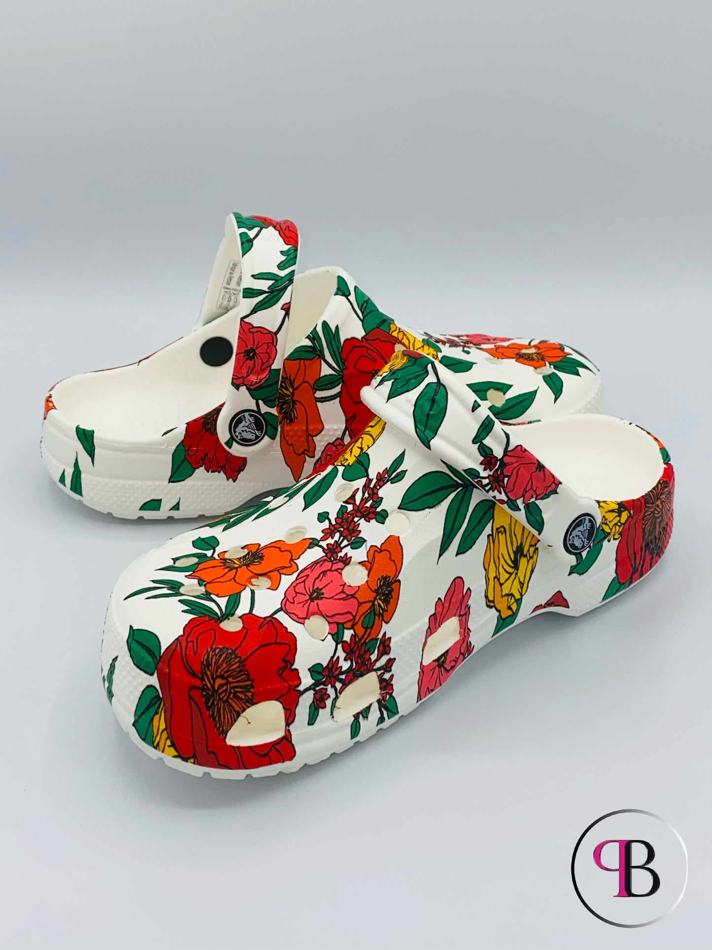 Classic Floral Graphic Clog