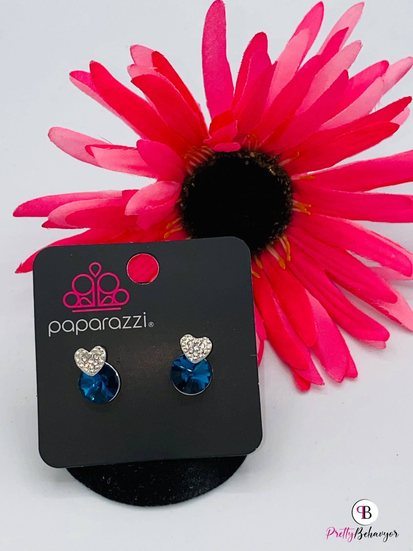 Starlet Shimmer Heart & Bling Earrings