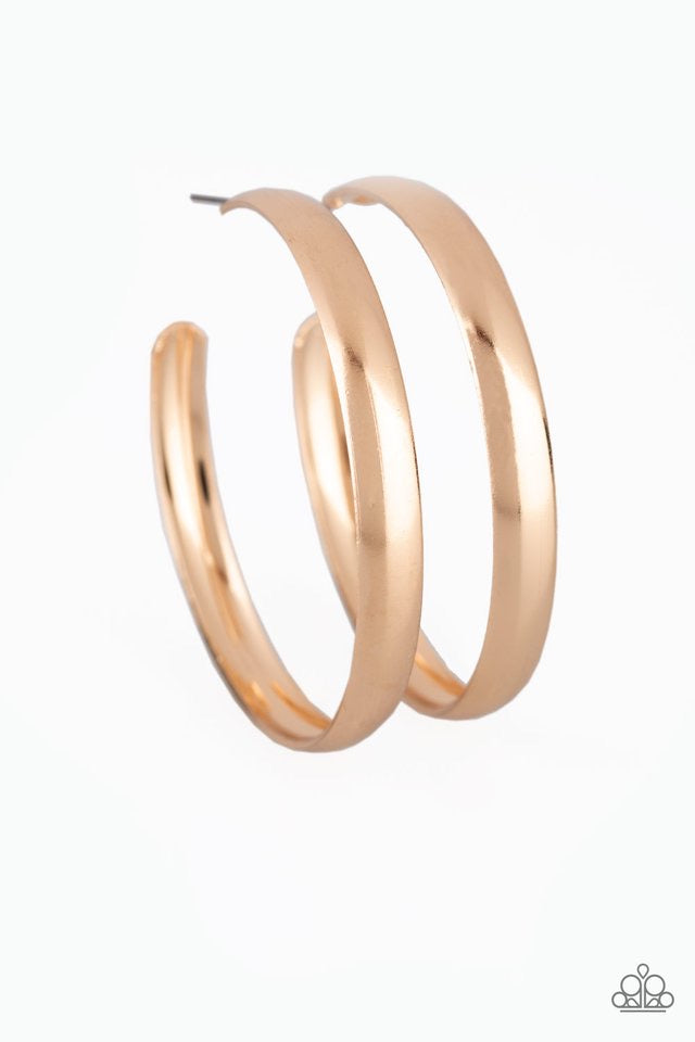 A Double Feature- Gold Hoop