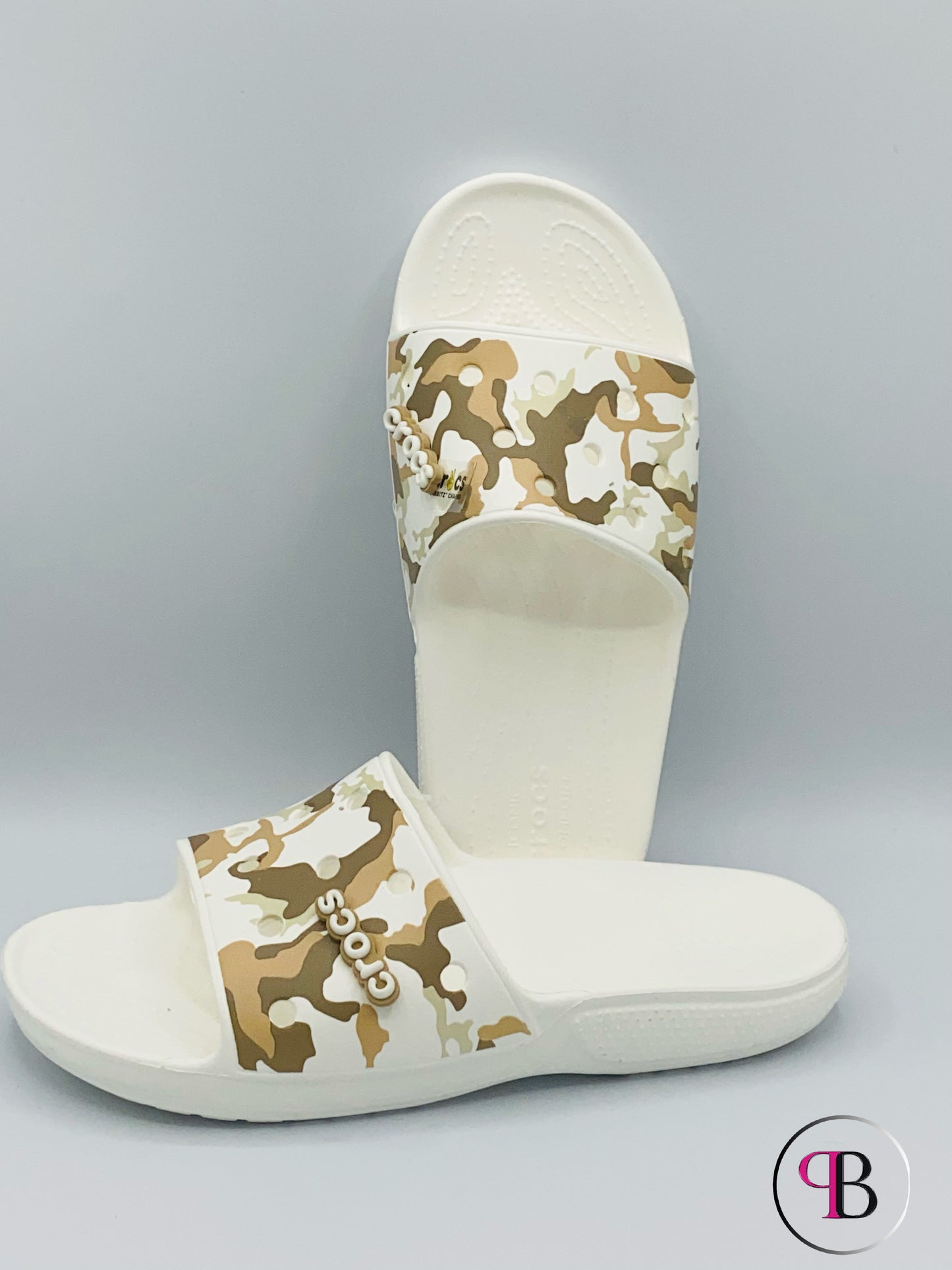 Classic Crocs Printed Camo Slide